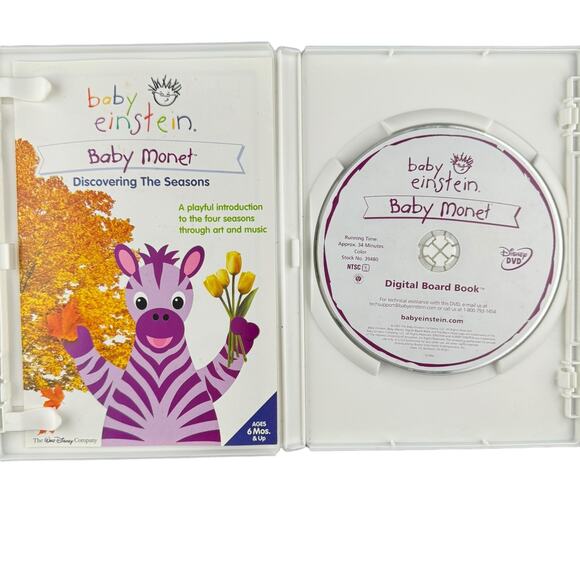 Baby Einstein Baby Monet Discovering the Seasons DVD Ages 6 Months+ - Picture 2 of 3